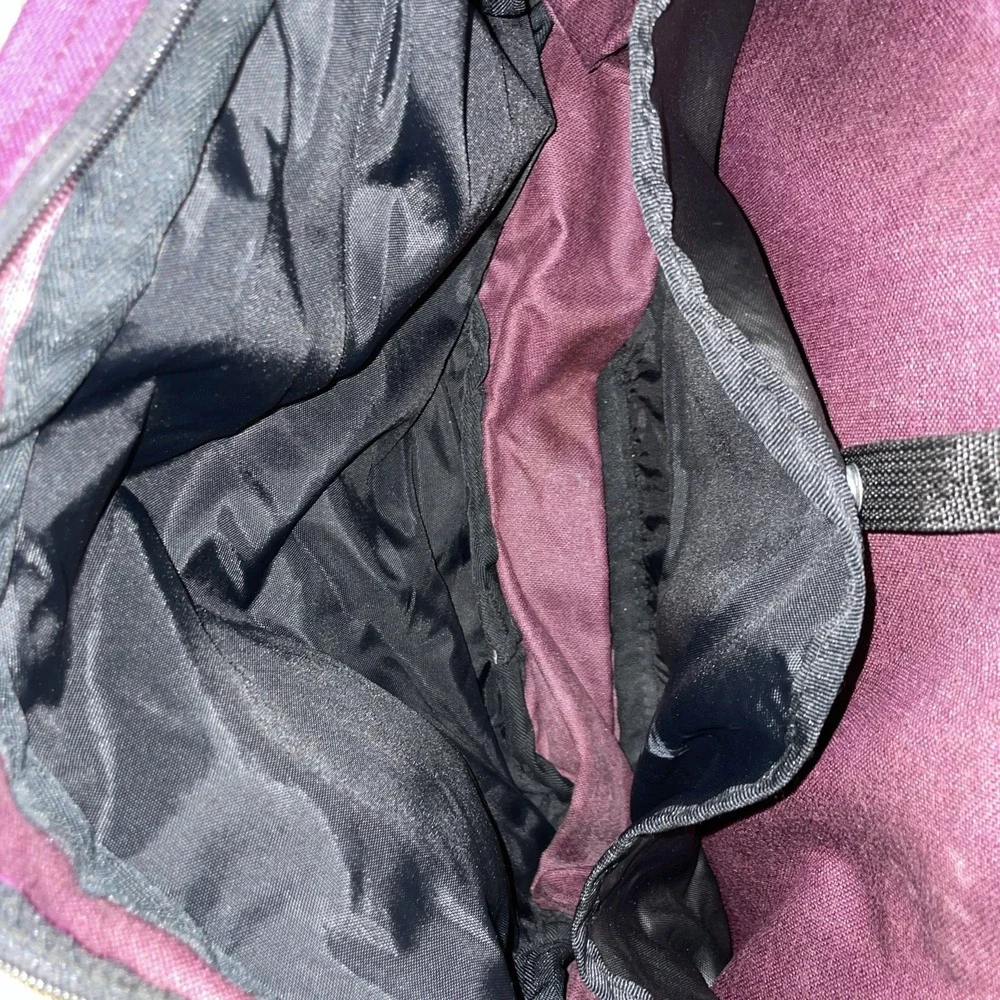 VTG Jansport Messenger Bag Purple 90s Made In USA